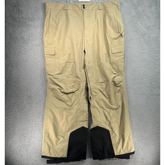 Eastern Mountain Sports Other - Eastern Mountain Sports Pants Mens Snowboarding Ski Size XXL Khaki Nylon Lined